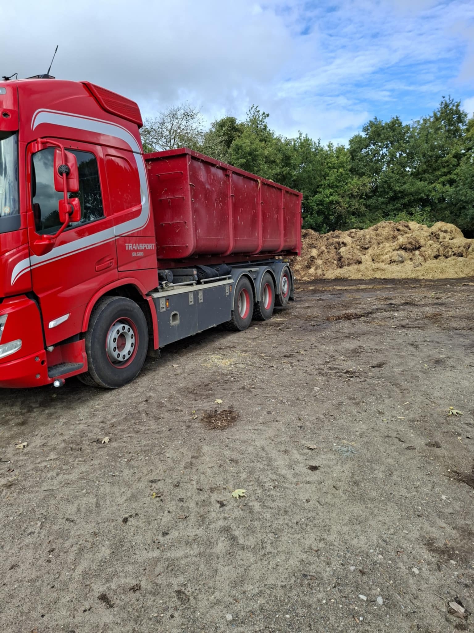 Transport af sand og grus i Ølgod, Varde og Grindsted